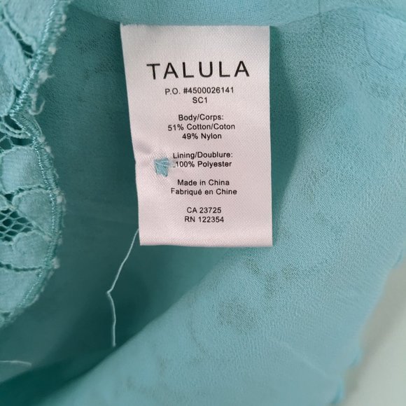 Aritzia Talula light blue lace tank Size S - Picture 4 of 4